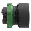 Schneider Electric Harmony XB5 Series Black Spring Return Round Push Button Head, 22 mm Cutout, IP66-IP69K Protection ZB5AA26