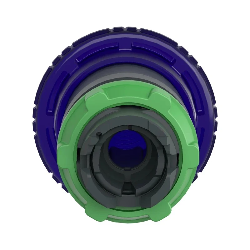Schneider Electric Harmony XB5 Series Blue Latching Mushroom Push Button Head 22mm Cutout IP66 IP69K ZB5AW763