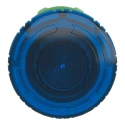 Schneider Electric Harmony XB5 Series Blue Latching Mushroom Push Button Head 22mm Cutout IP66 IP69K ZB5AW763
