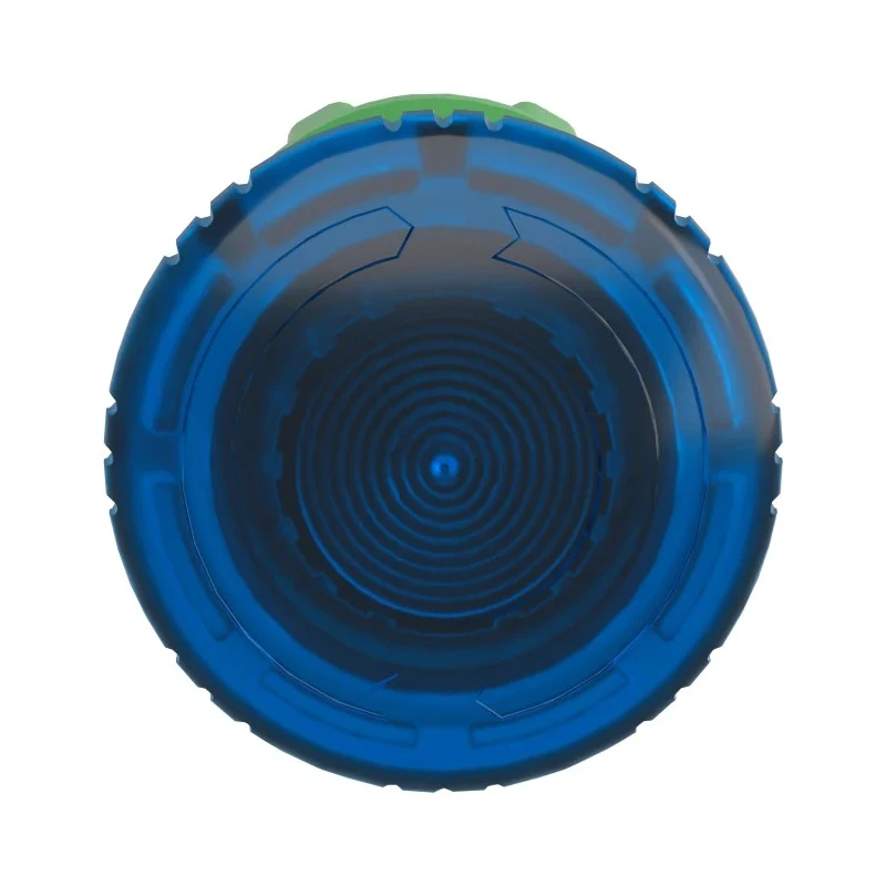 Schneider Electric Harmony XB5 Series Blue Latching Mushroom Push Button Head 22mm Cutout IP66 IP69K ZB5AW763