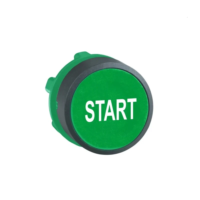 Schneider Electric Harmony XB5 Series Green Spring Return Push Button Head, 22 mm Cutout, IP66 IP67 IP69K ZB5AA333