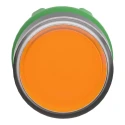 Schneider Electric Harmony XB5 Series Orange Maintained Push Button Head 22 mm Cutout IP69K IP67 IP66 ZB5AH053