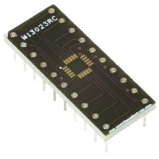 Winslow Straight Through Hole Mount 2.54 mm Pitch IC Socket Adapter QFN to DIP W13052RC