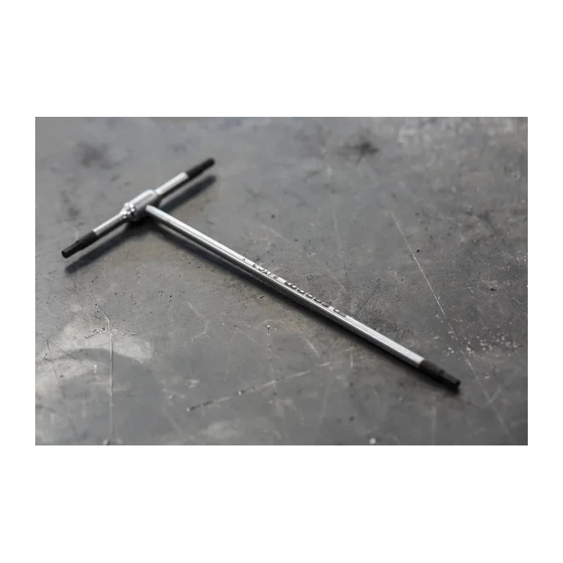 Facom Metric T-Handle Hex Key, Hex Size 3 mm, Chrome Vanadium Steel, Chrome Finish 84TC.3