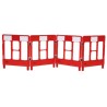 JSP Red Folding Safety Barrier, 1.2 m Length, 1 m Height, 6 mm Diameter, 840 mm Width KBC023-000-600