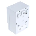 STEGO DIN Rail Mount 1 Gang Light Grey Indoor Plug Socket, Type F, 230V, 6.3A SD035