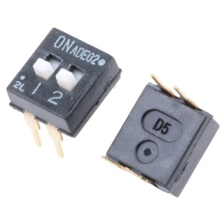 TE Connectivity Extended Slide Rotary Coded DIP Switch ADE02A04