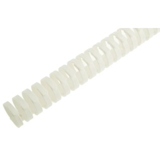 HellermannTyton White Flexible Slot Cable Trunking, W34mm x D36mm x L500mm Polypropylene HelaDuct Flex30SK