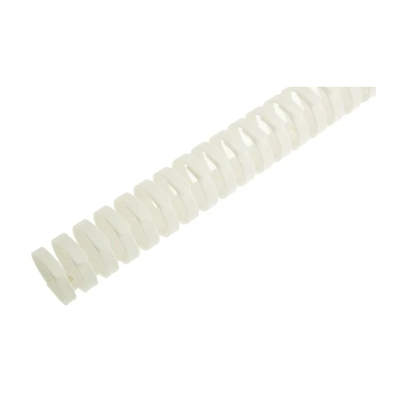 HellermannTyton White Flexible Slot Cable Trunking, W34mm x D36mm x L500mm Polypropylene HelaDuct Flex30SK