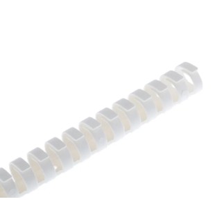 HellermannTyton White Flexible Slot Cable Trunking W24mm x D20 mm x L500 mm Plastic HTC W24mm