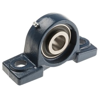 RS PRO Two-Bolt Medium Duty Cast Iron Pillow Block Bearing 25 mm Inside Diameter UCPX05