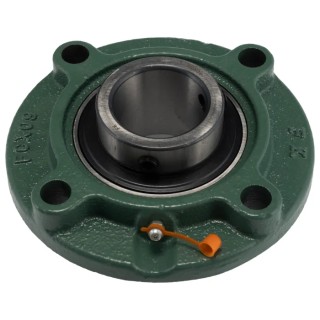 RS PRO Four-Bolt Medium Duty Flange Bearing Unit 45 mm Inside Diameter UCFCX09