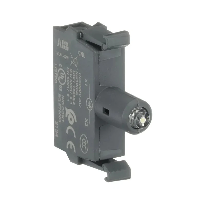ABB ABB Modular Series LED Light Block 230V White Illumination Screw Terminal 1SFA611621R1075 MLBL-07W