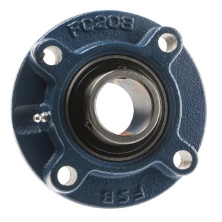 RS PRO Cast Iron 4 Hole Flange Bearing Unit 40 mm Inside Diameter UCFC208
