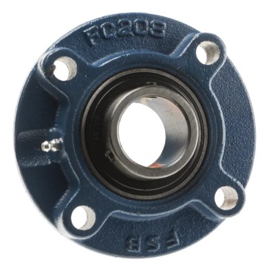 RS PRO Cast Iron 4 Hole Flange Bearing Unit 40 mm Inside Diameter UCFC208