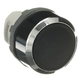 ABB Modular Series Black Momentary Push Button Head 22mm Cutout Diameter IP66 1SFA611100R2006 MP1-20B