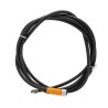 Omron Sensor Actuator Cable Female 8 Way M12 to Male 8 Way Unterminated, 2 m, Polyurethane Jacket, IP67 Y92E-M12PURSH8S2M-L