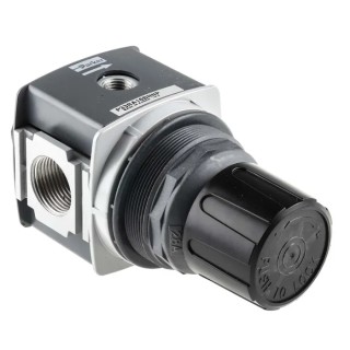 Parker 3/4 in G Pneumatic Regulator 20 bar Maximum Operating Pressure 212 SCFM Flow Rate Aluminium Body P33RA16BNNP