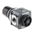 Parker 3/4 in G Pneumatic Regulator 20 bar Maximum Operating Pressure 212 SCFM Flow Rate Aluminium Body P33RA16BNNP