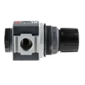 Parker 3/4 in G Pneumatic Regulator 20 bar Maximum Operating Pressure 212 SCFM Flow Rate Aluminium Body P33RA16BNNP