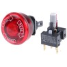 Omron Twist Release Illuminated Emergency Stop Push Button Panel Mount 16mm Cutout 24V DC 1 NC IP65 A165E-LS-24D-01