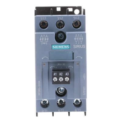 Siemens 3RF34 Series Solid State Relay 3.8 A Load, DIN Rail Mount, 480 V AC Load, 30 V DC Control 3RF3403-1BD04