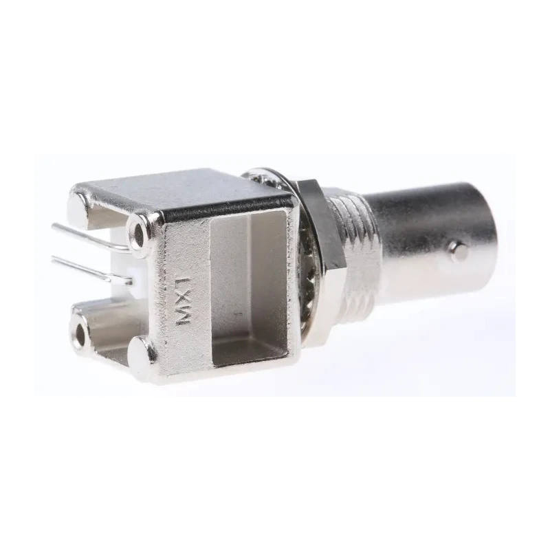 Molex 73148 Series Coaxial Connector PCB Female BNC Miniature 50 Ω 2GHz Right Angle Through Hole 73171-4360