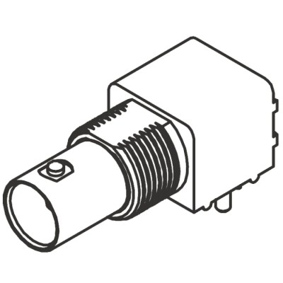 Molex BNC Series Coaxial Connector PCB Female BNC 75 Ω Right Angle Body Through Hole 73171-2990