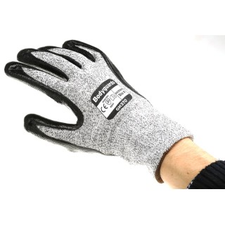 Polyco Healthline Black Nitrile Coated Work Gloves Size 9 GH370