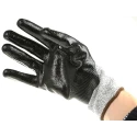 Polyco Healthline Black Nitrile Coated Work Gloves Size 9 GH370