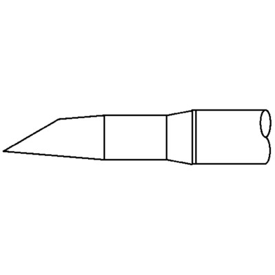 Metcal Soldering Iron Tip SCP-DRH35, SxP 3.5 mm Hoof Tip Width, 17.78 mm Length