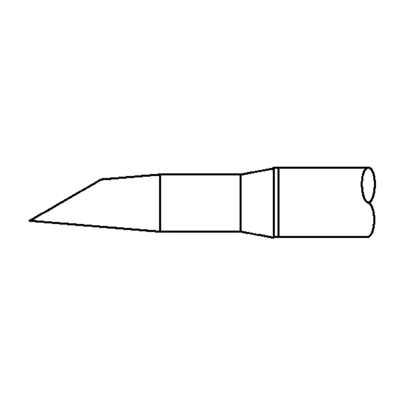 Metcal Soldering Iron Tip SCP-DRH35, SxP 3.5 mm Hoof Tip Width, 17.78 mm Length