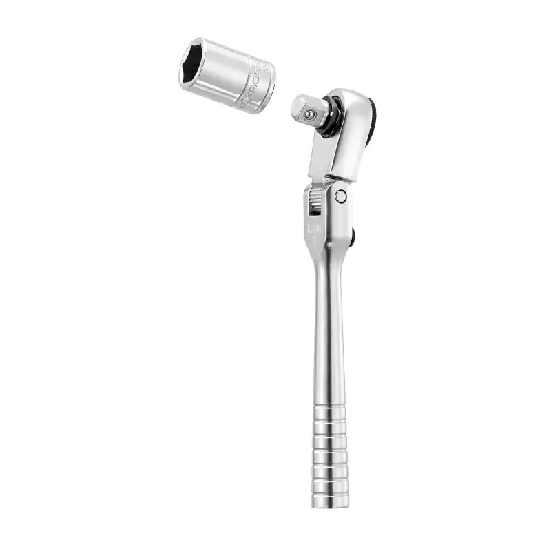 Facom 1/4 in Square Socket Adapter, Chrome Finish, Steel, 25mm Overall Length ECR