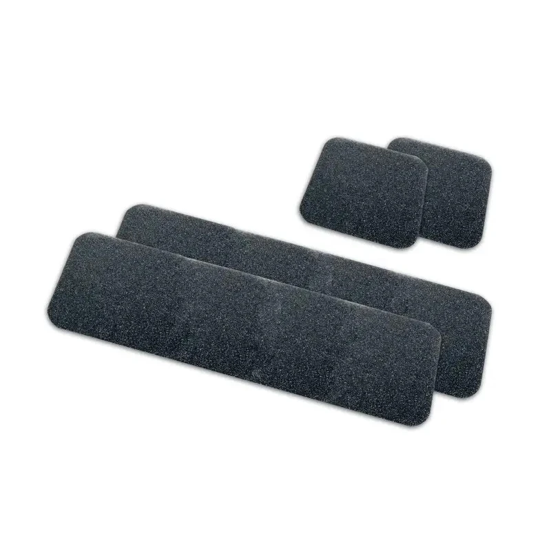 RS PRO Black Anti-Slip Flooring Polymer Mat Grit Finish 610 mm x 152 mm x 1 mm 762-1516