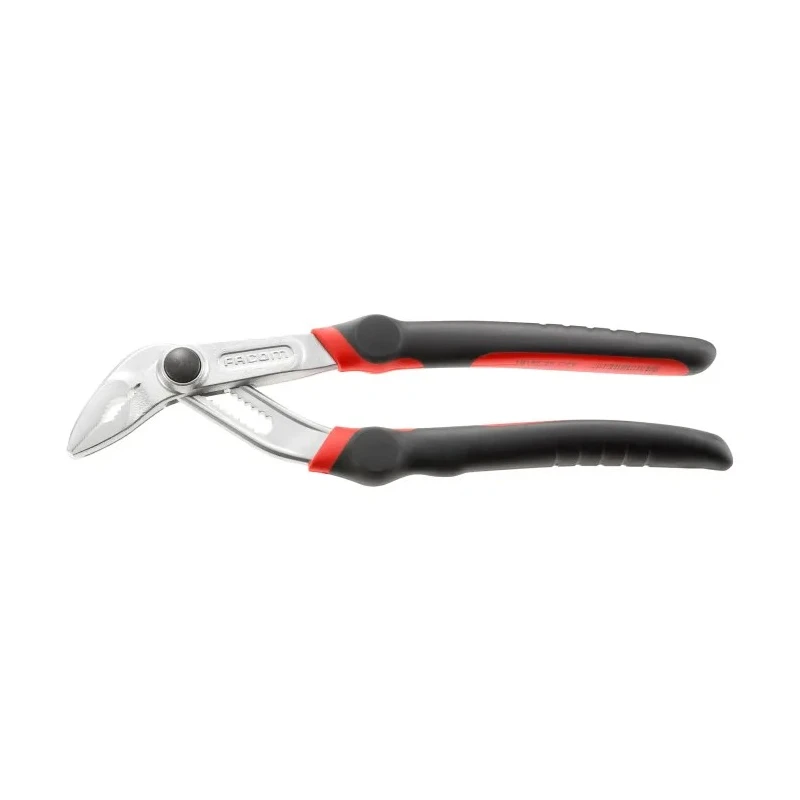Facom 1-Piece Water Pump Plier, Twin Slip Joint Multigrip, 256mm Overall Length, 63mm Jaw Length, Long Nose 181EF.25CPEPB