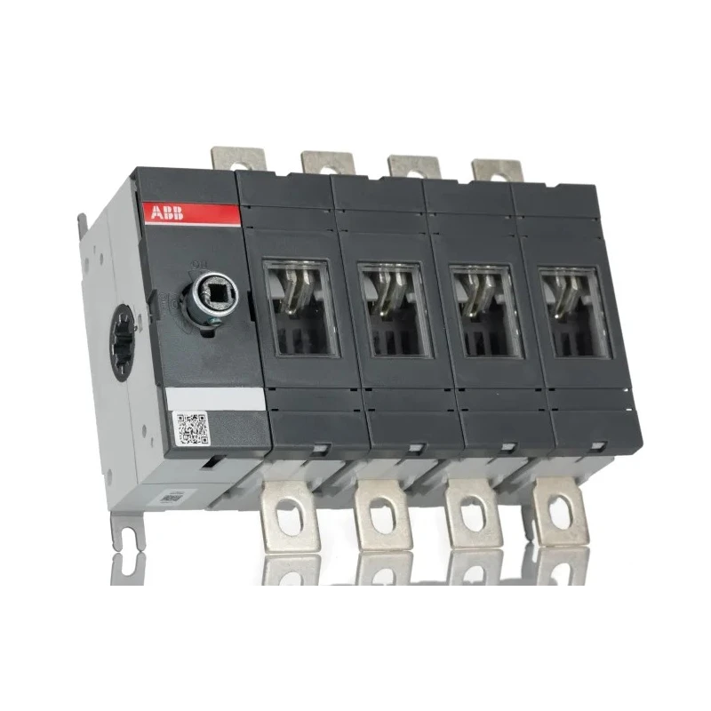 ABB 4-Pole Base Isolator Switch IP65, 200A, 144 kW, 3-Phase, Lug Terminal OT160EV04P 1SCA120521R1001