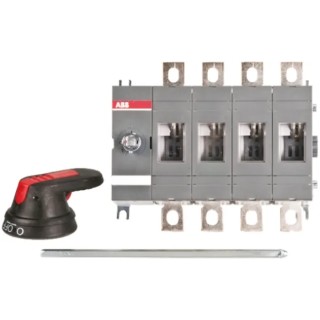 ABB 4-Pole Base Isolator Switch IP65, 200A, 144 kW OT160EV22P 1SCA120537R1001