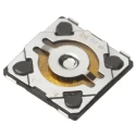 Panasonic Tactile Switch Push Plate, 0.58 mm Actuator Length, SPST 20mA 15 V dc Surface Mount EVQP6LB55