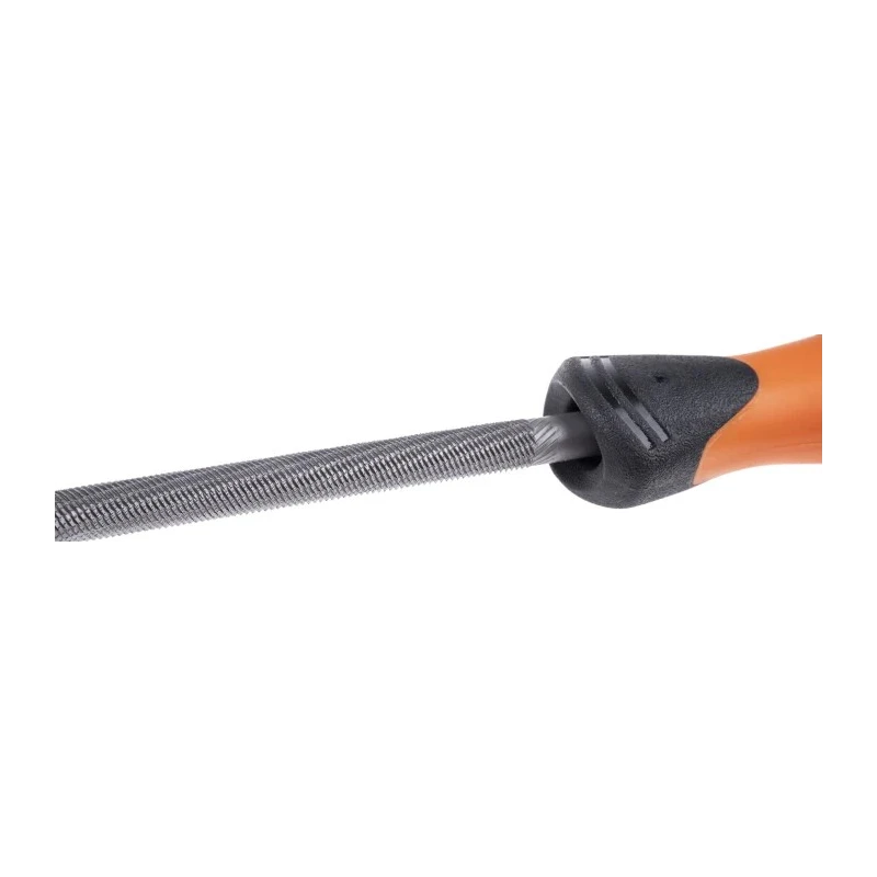 Bahco Engineers File Set, Bastard Cut, Square and Round Profiles, 200 mm Length, Handle Included, Model 1-478-08-1-2