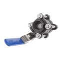 RS PRO Carbon Steel Threaded Full Port Ball Valve BSPP 3/4 in Female Inlet and Outlet, Stainless Steel Handle, 69 764-4216