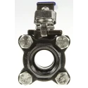 RS PRO Stainless Steel Threaded Full Port Ball Valve BSPP 3/4 in, 69 Bar, 230°C 764-4238