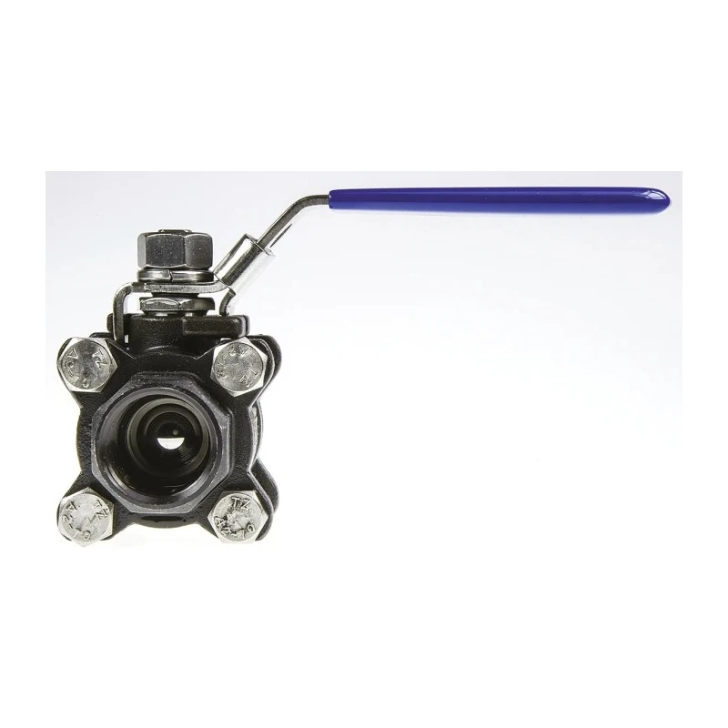 RS PRO Stainless Steel Threaded Full Port Ball Valve BSPP 3/4 in, 69 Bar, 230°C 764-4238