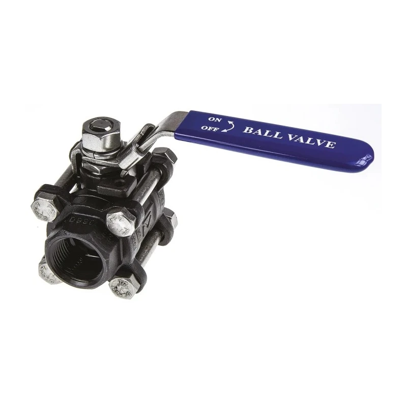 RS PRO Stainless Steel Threaded Full Port Ball Valve BSPP 3/4 in, 69 Bar, 230°C 764-4238