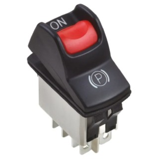 APEM Illuminated DPST On-On On-On Rocker Switch Panel Nylon Housing IP68 Rated KL46CAKJG226N01A6