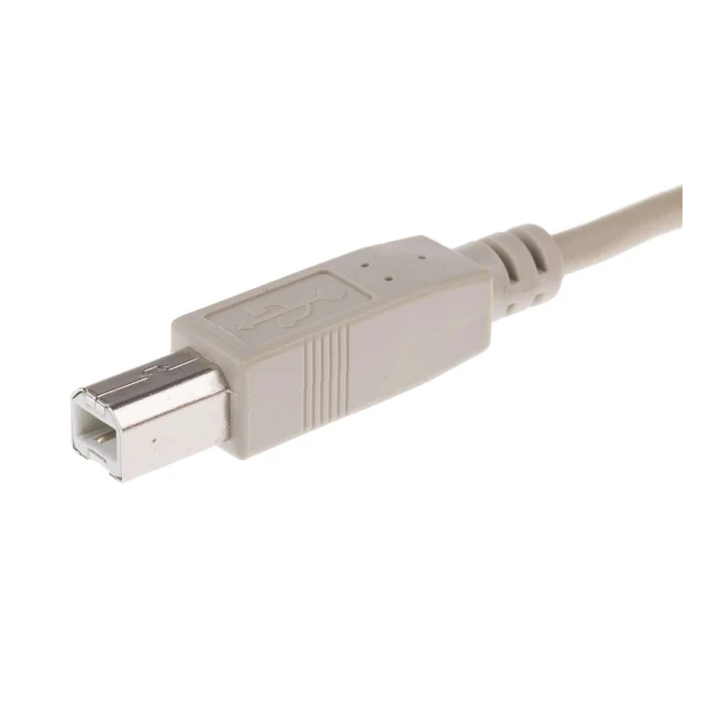 HARTING USB Cable Female USB Type B to Female USB 2.0 with Grey Polyamide Jacket 3m 09454521914