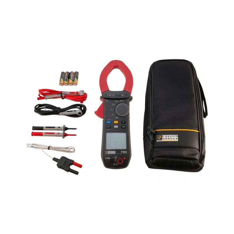 Chauvin Arnoux AC/DC Clamp Meter 1500 A DC 1400 V DC CAT IV, True RMS, Model F403 P01120944