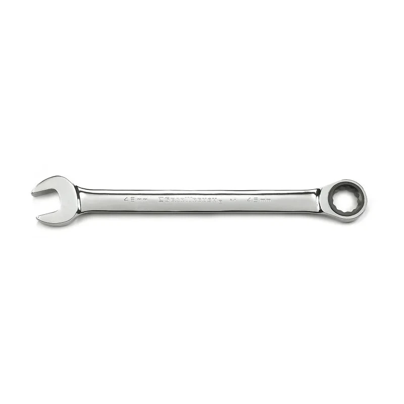 GearWrench Combination Ratchet Spanner Chrome, 25.4in Overall Length 46 mm 12 Point 9146D