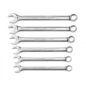 GearWrench 6-Piece Alloy Steel Ring Spanner Set 25 to 32 mm Chrome Full Polish 12 Point 15° Offset 81922
