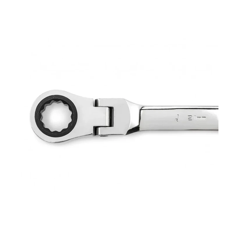 GearWrench Combination Ratchet Spanner Set 16 Pieces 8 to 25 mm Alloy Steel Chrome Full Polish 9902D