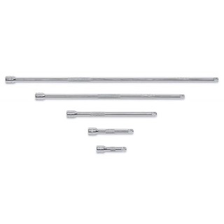 GearWrench 1/4 Inch Drive 5 Piece Extension Set Polished Chrome Alloy Steel 81002D